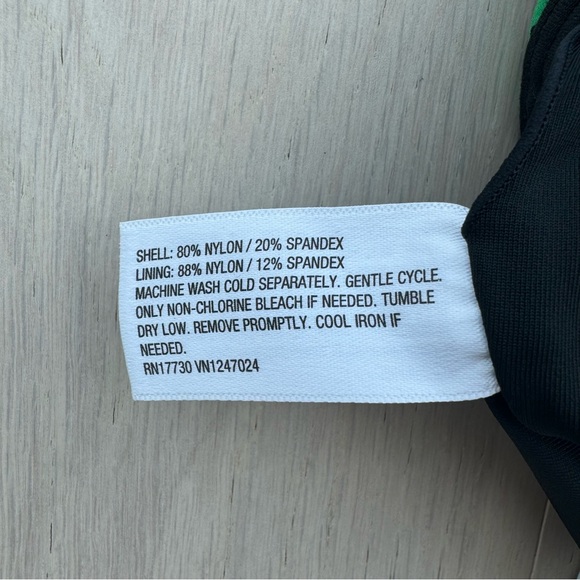 Diane Von Furstenberg x Target Disco Zebra Green Racerback Sports Bra Sz XL - Picture 3 of 4